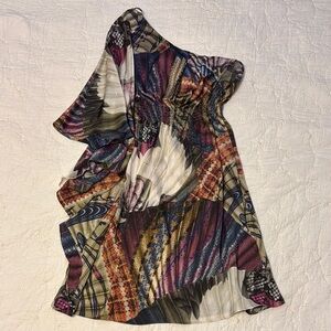 Boston Proper Multicolor Asymmetrical Dress